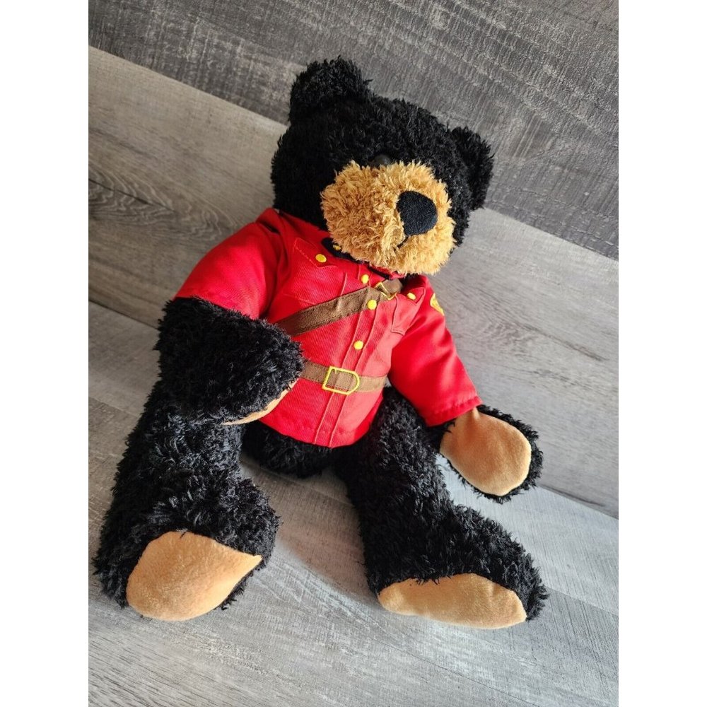 Stuffed Animal House RCMP Royal Canadian Seargent BlackBeary Cool Soft Plush Toy